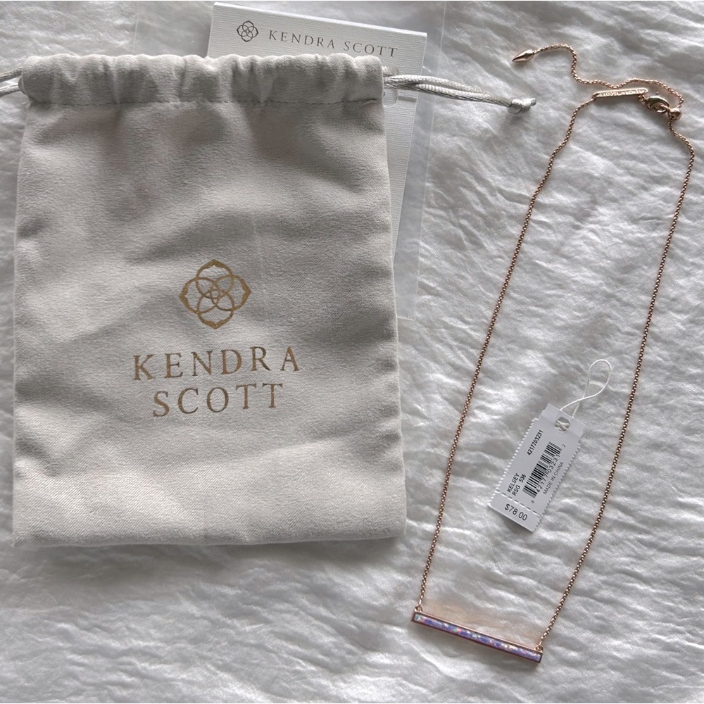 Kendra Scott Lavender Opal Necklace